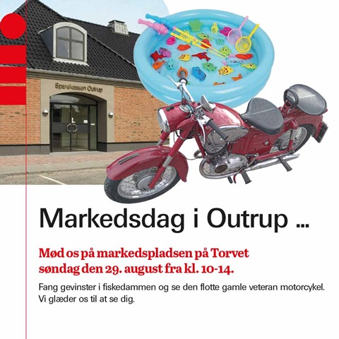 Annonce - Markedsdag - Outrup - August 2021 - 3 x 180 mm - OK